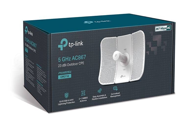 TP-Link CPE 710  5GHz AC 867Mbps 23dBi Outdoor CPE DUBAI IMPORT 0