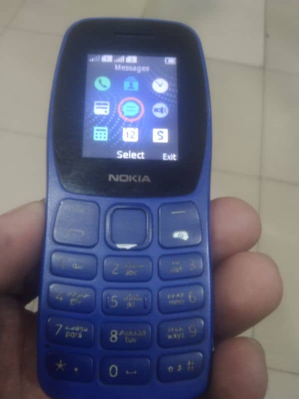 Nokia 105 plus Double sim wireless open FM PTA proved 2