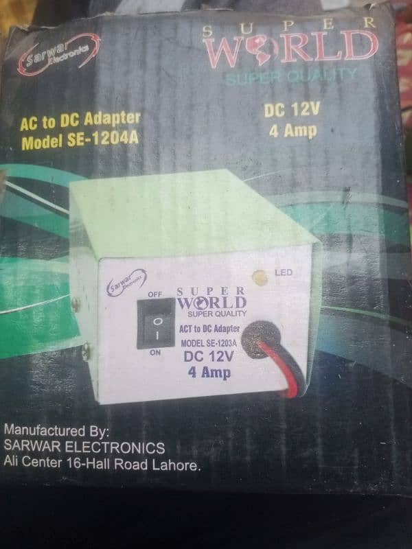 AC to DC Adopter SE_120 4A 0
