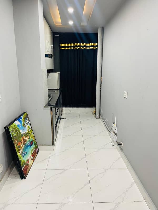 1 BEDROOM FURNISHED APARTMENT IS AVAILABLE FOR RENT IN BAHRIA TOWN SECTOR E LAHORE 2