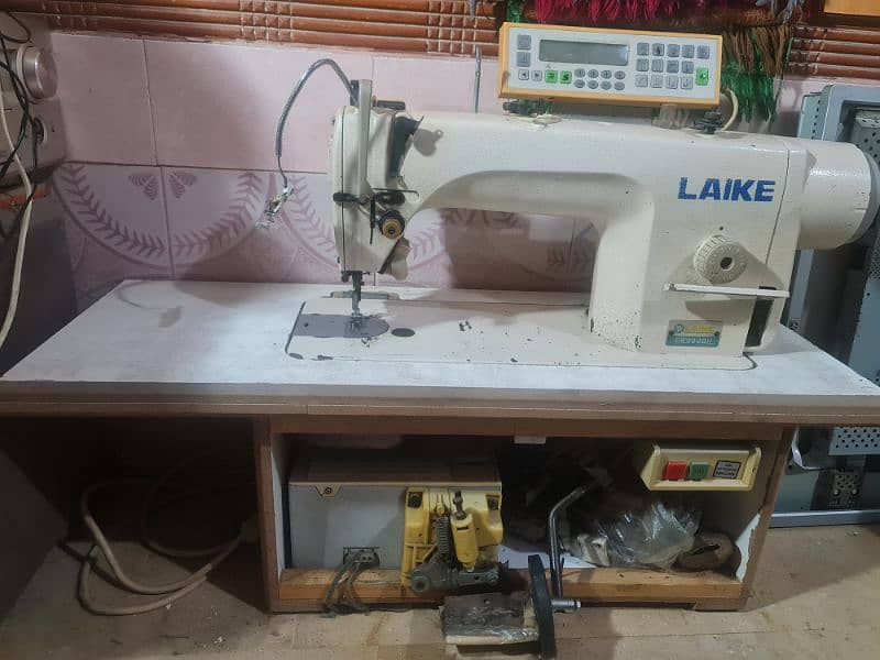 LAIKE SEWING MACHINE SAME JUKI AUTOMATIC CUTTER & REVERSE DIRECT DRIVE 3