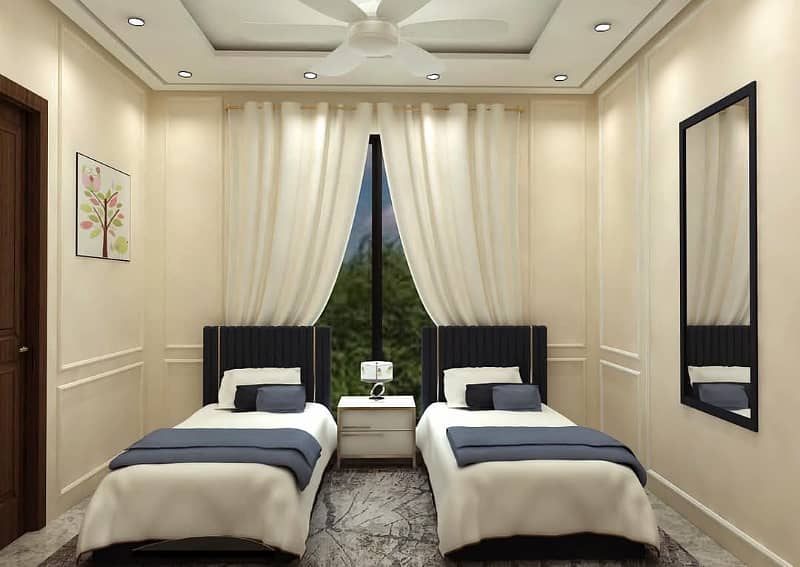 Two Bed Furnished Apartment Available For Rent At Lower Canal Road 5