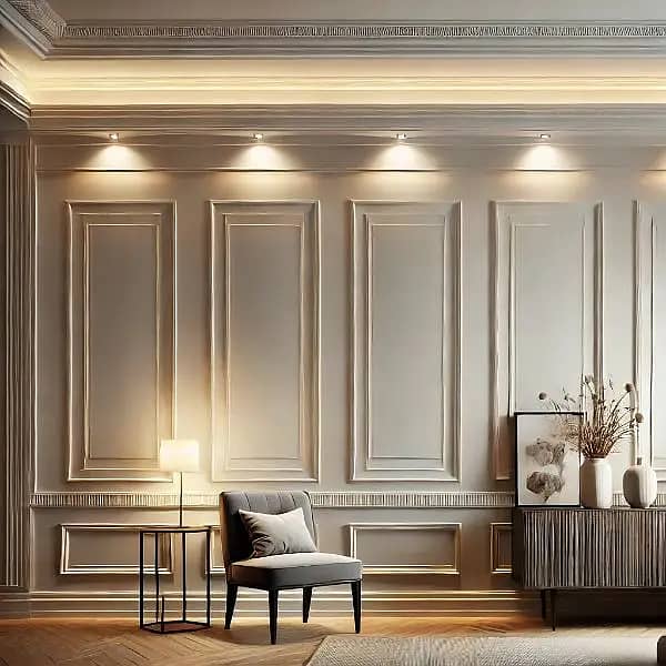 Media Wall Feature Wall. Molding Wall. Bedroom Wall. TV LED Wall Unit 6