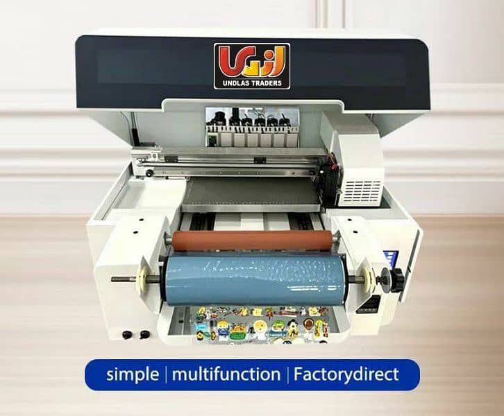Uv & Uv Dtf 2 in 1 printer with DX 7 printer head 0