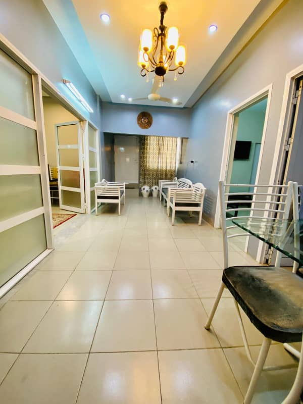 3 Bed DD Flat For Sale Hina Garden, Gulishtan e Jauhar Block 19 Near Near Saima Mall 5