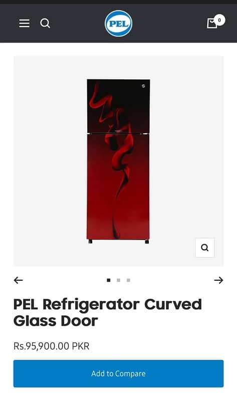 Refrigerator Pel Model 02550-RB 3