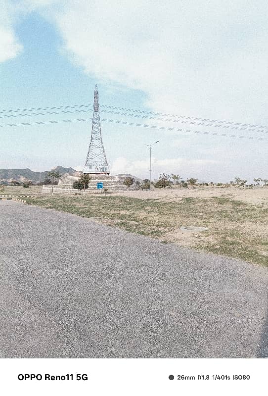 Beautiful Main Road Margalla View Plot 1