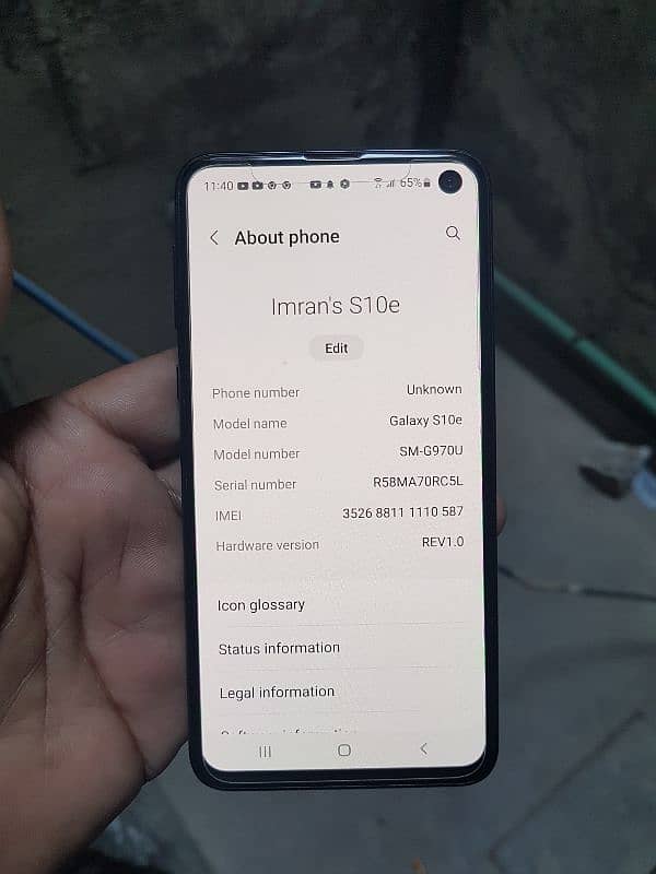 non pta Samsung s10e 6gb 128gb 4