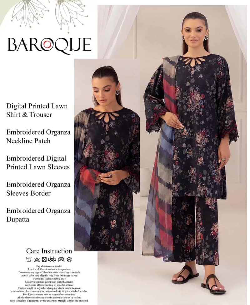 Afrozeh replica 3pc stitched dress - wholesasle and retail 0