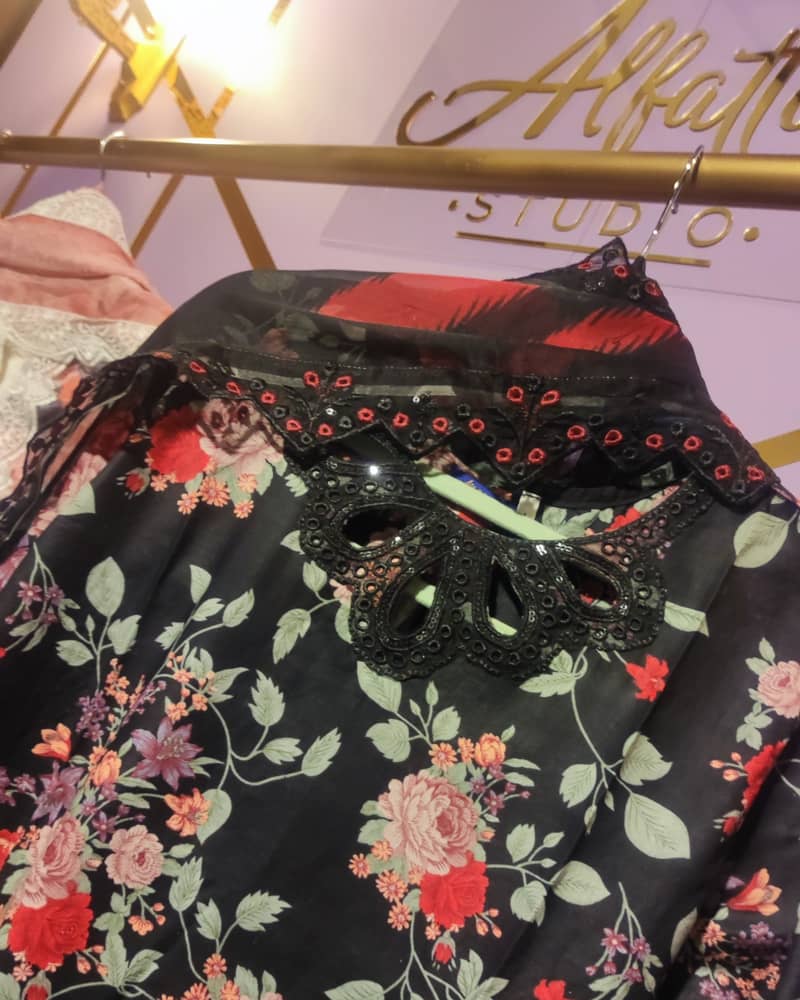 Afrozeh replica 3pc stitched dress - wholesasle and retail 8