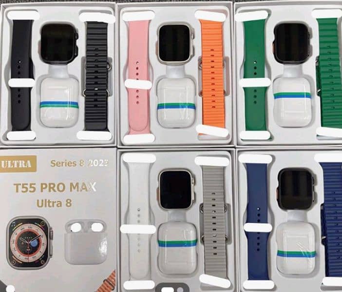 ultra watch 9 with air pods free delivery to all Pakistan COD 1