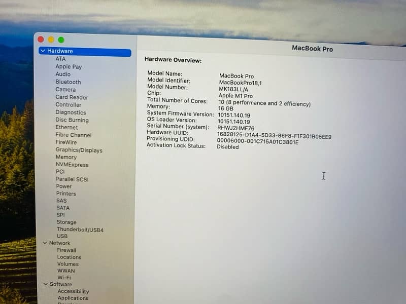 16 inch MacBook M1 Pro 2021 16/512 94%BH 4