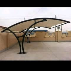 tensile shade | fabrication work | porsche parking shade 03130181205
