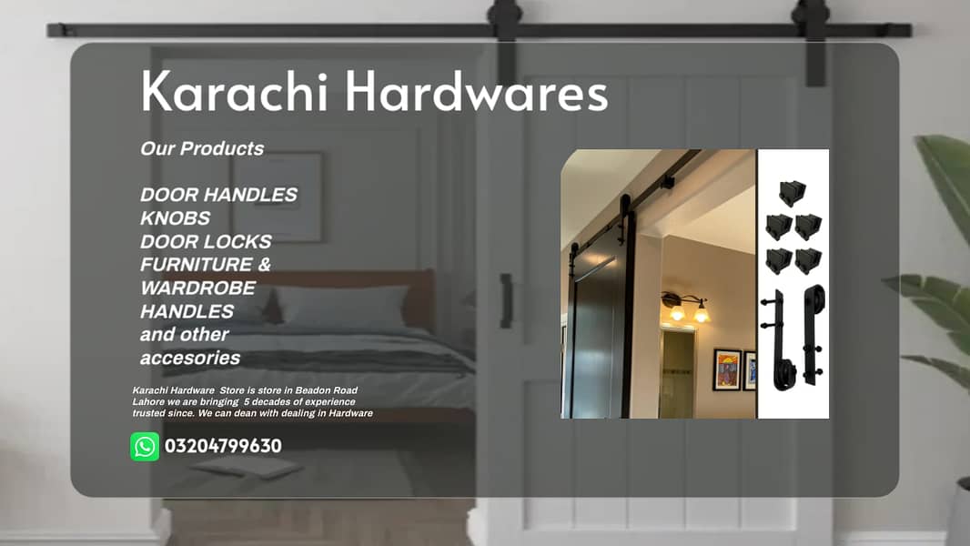 Barn door channel / Barn Door Fitting / sliding door fitting 0