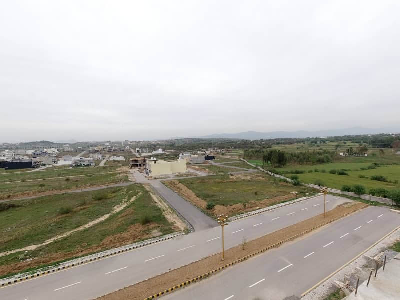E-18 Gulshan-E-Sehat Islamabad Corner Commercial Plot On 100 Feet Road 14
