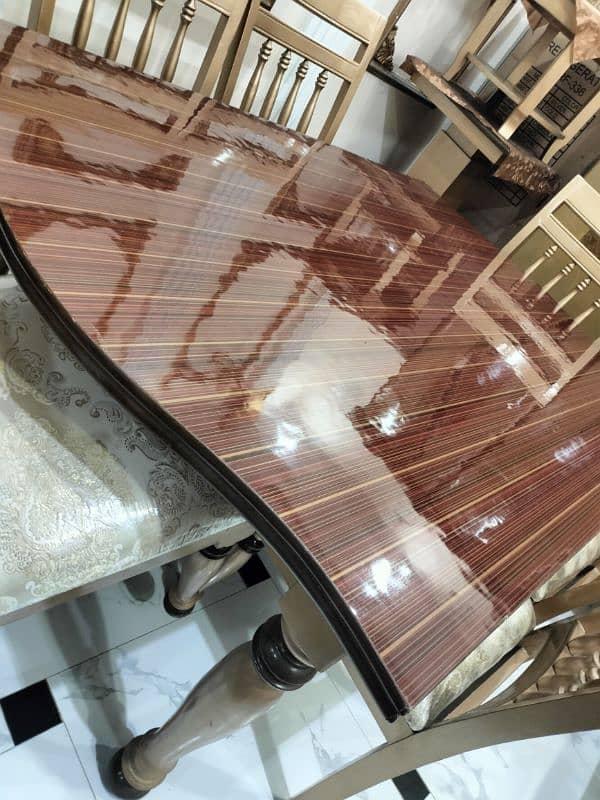 pure wooden outclass Brand New Dinning table with chairs 0