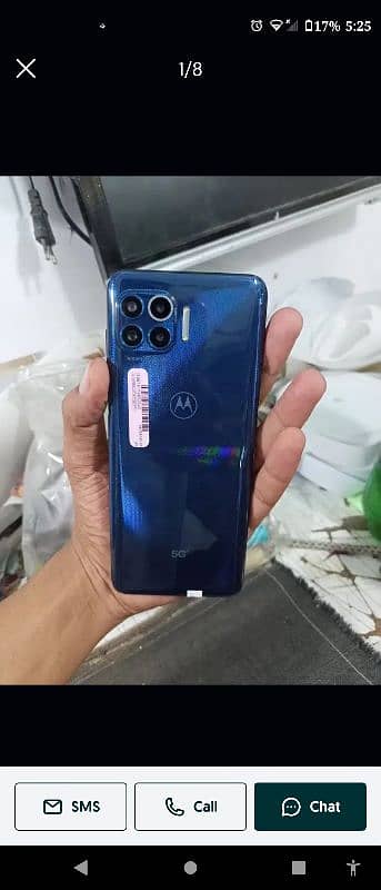 Motorola one 5g non pta hai 4 128 all okay exchange possible hai 0