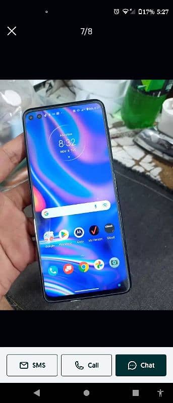 Motorola one 5g non pta hai 4 128 all okay exchange possible hai 1