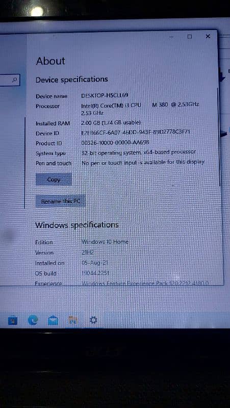 Acer laptop 4