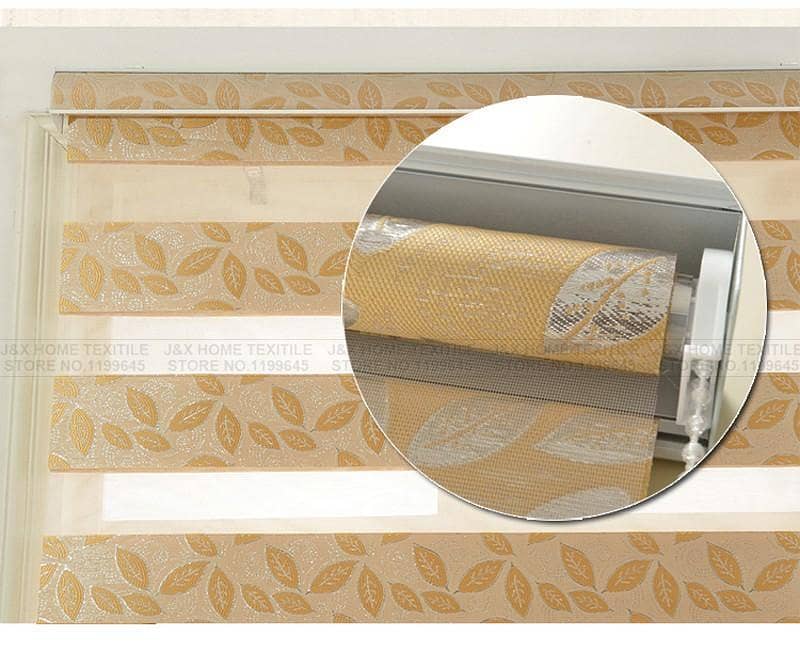 Roller Blinds Sun heat block window blinds Pvc floor zebra blinds 1