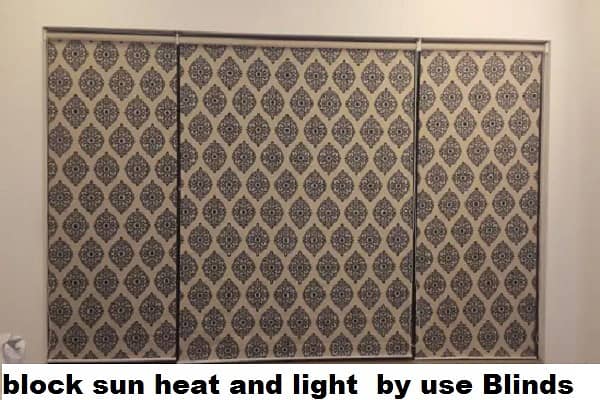 Roller Blinds Sun heat block window blinds Pvc floor zebra blinds 3