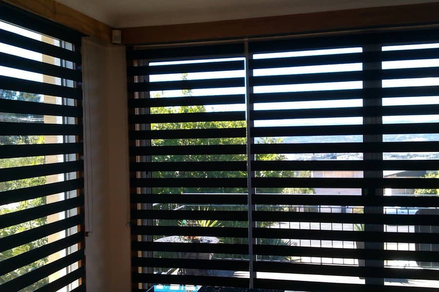 Roller Blinds Sun heat block window blinds Pvc floor zebra blinds 6