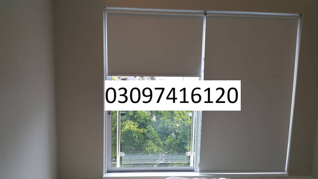 Heat block window blind roller blind Remote control blinds Glass paper 0