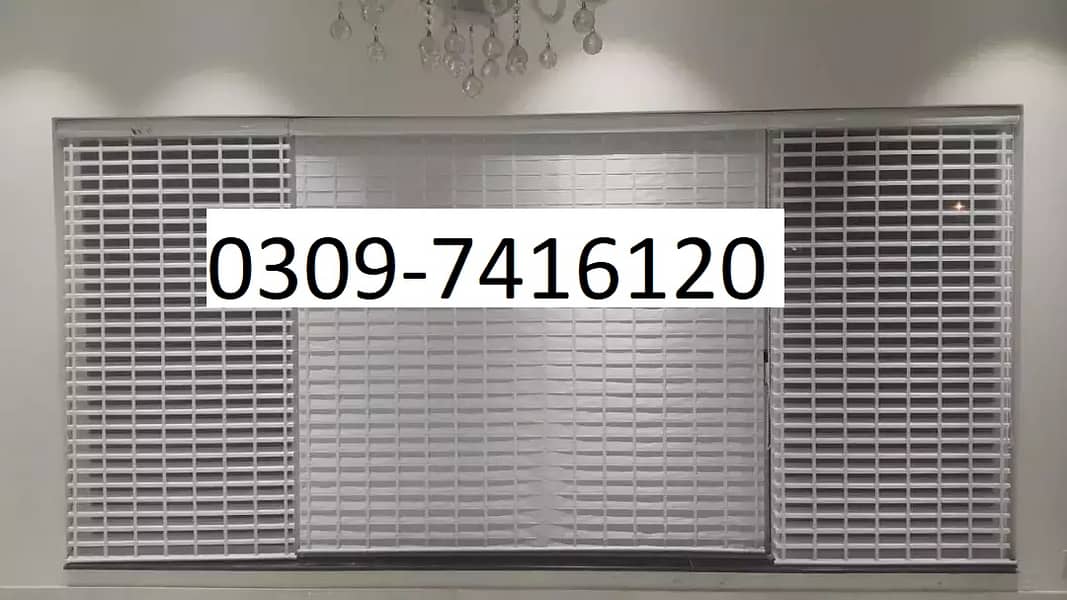 Heat block window blind roller blind Remote control blinds Glass paper 5
