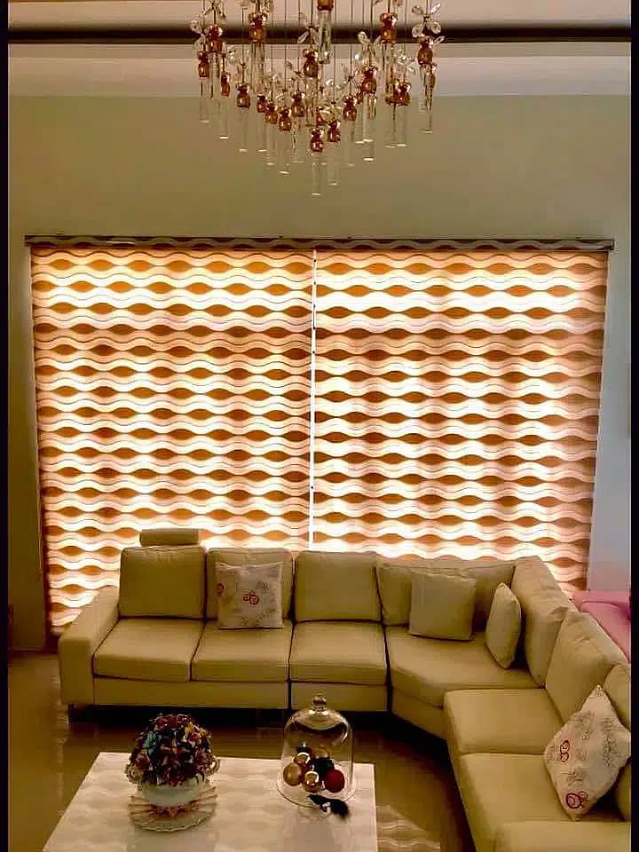 Heat block window blind roller blind Remote control blinds Glass paper 8