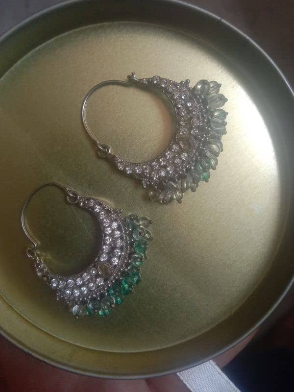 Chandi Earrings exchange b ho jaye Gye kise b cheez k sath 1