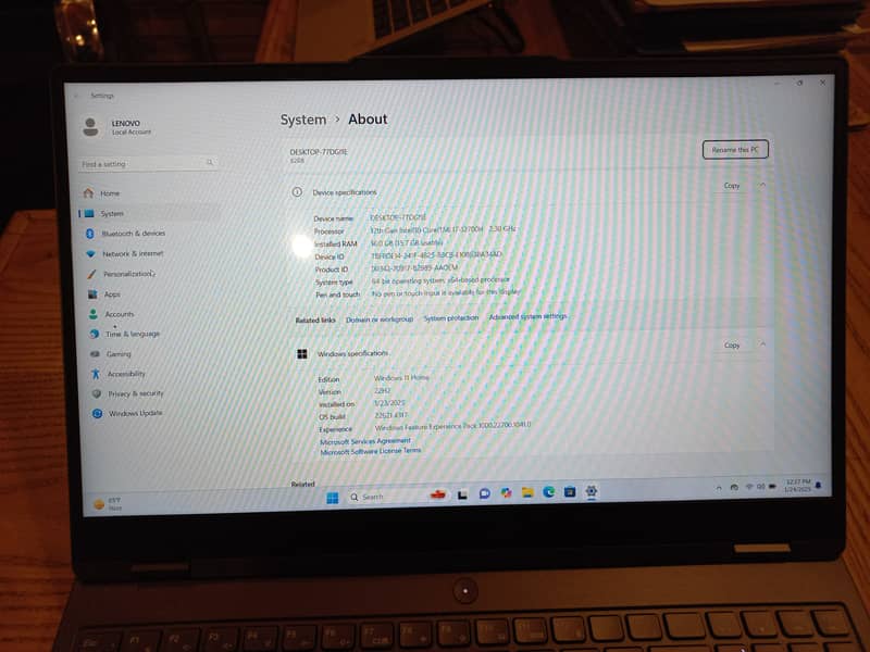 Lenovo Legion 5 Ci7 12700H - 16GB - 1TB - 8GB RTX 3070Ti 3
