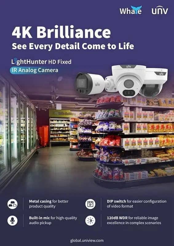 4mp CCTV Security Camera , 2mp night vision water proof HD quality 0
