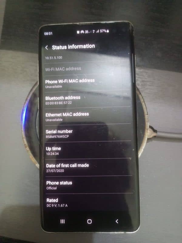samsung s10 plus 8/128 dual sim pta approved 4