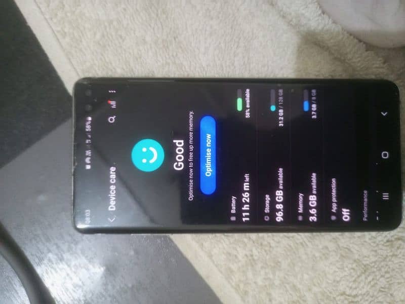 samsung s10 plus 8/128 dual sim pta approved 10