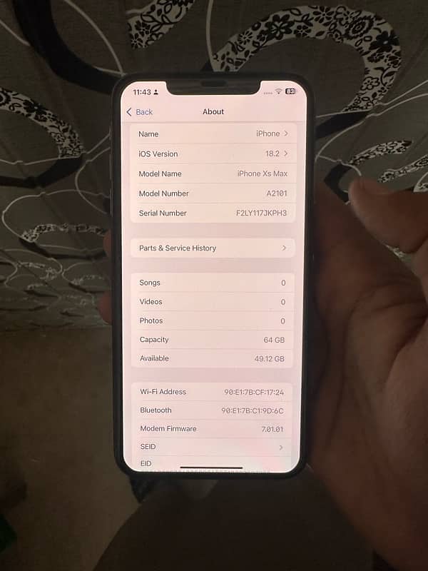 iphone xs max 64 gb official pta approved only set 1