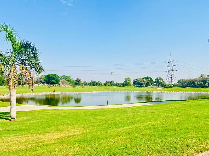 2 Kanal Premium Plot In Golf Community Backyard Park 11