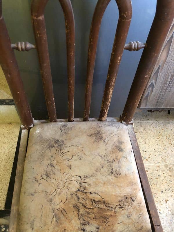 wooden Dining Table with 4 Chairs 2