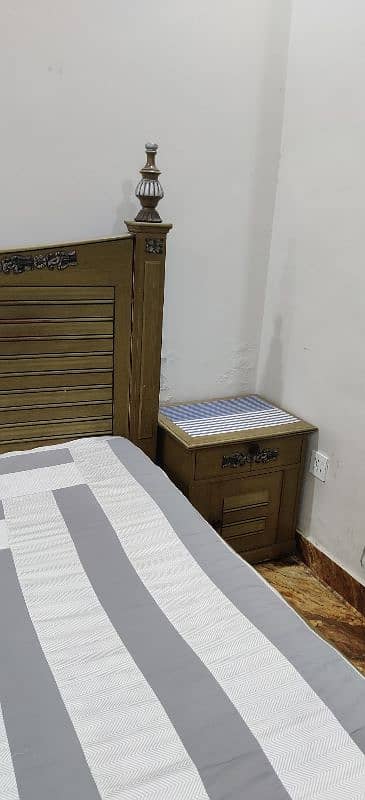 Wooden double Bed 1