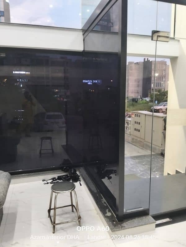 fully blackout paper glass tinting glass paper vinyl flooring 8