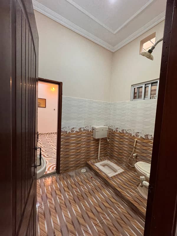Main Rafi qamar road near Riaz ul janna 5 marly double story house for sale 15
