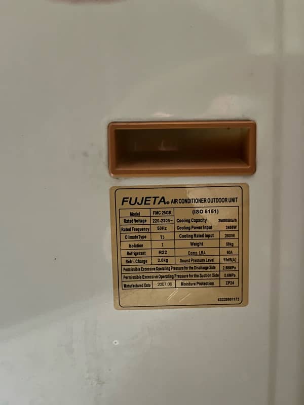 Fujeta AC 2 ton Japanese ac import from Dubai (orient haier ) 1