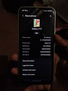 Samsung a14  6 128