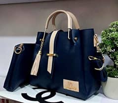 Girls leather hand bag set