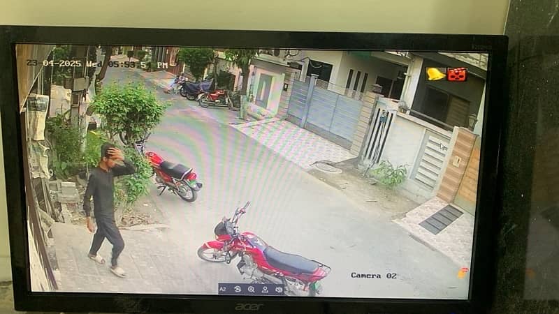 4 cameras complete setup with installation Rs 27500 2 years warranty 6