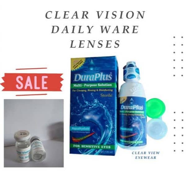 Clear Vision daily Ware lenses 0