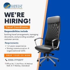 Hiring Tourism Associate