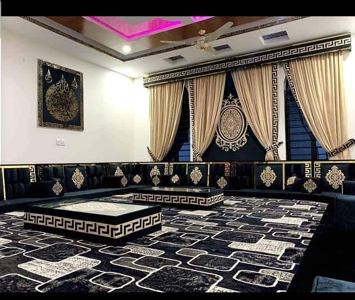 majlis sofa/Arabic Majlis/Arbi Sofa/ running foot 0316 9621351 7