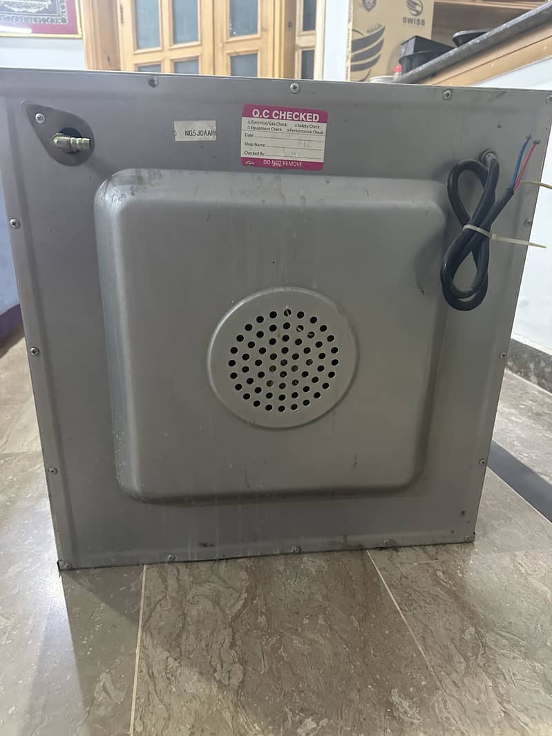 Nasgas Electric/Gas oven 3