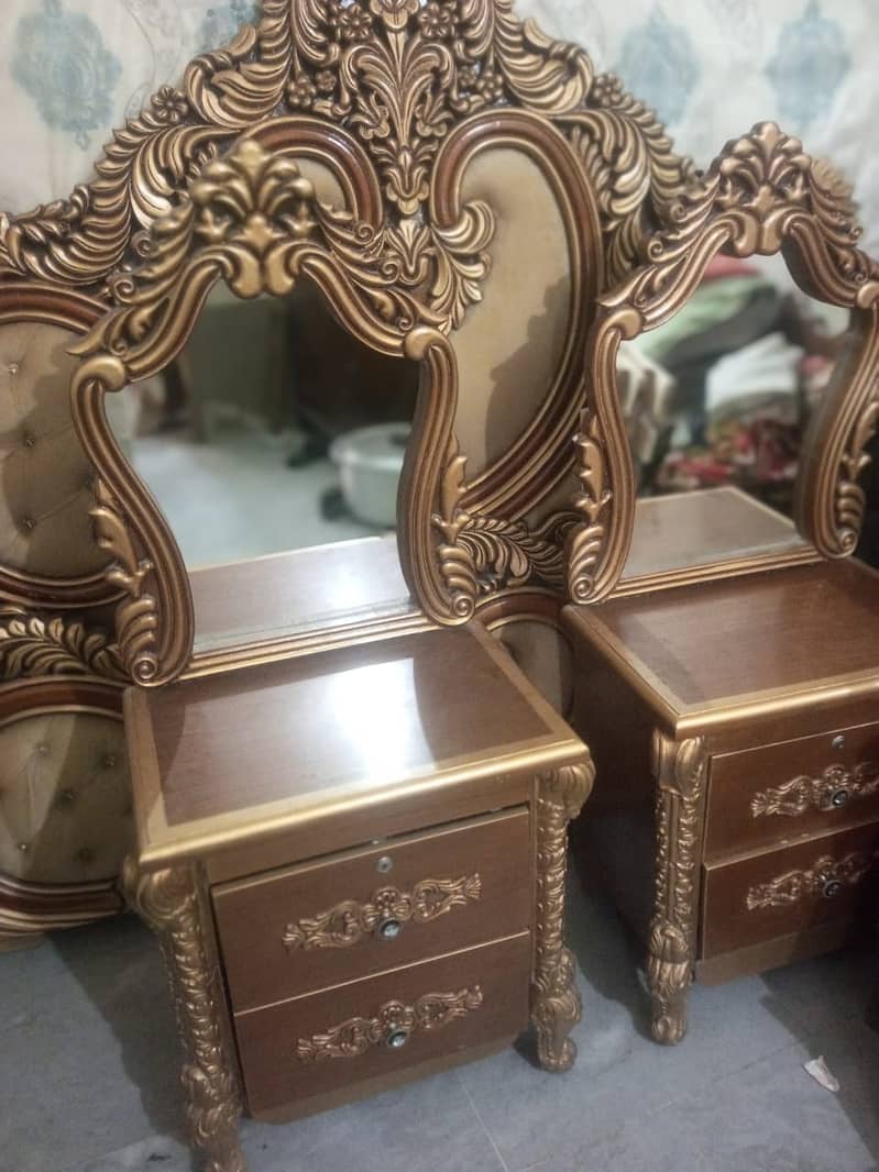 bed for sale  / wooden bed / double bed / bed with mattress / bed set 0