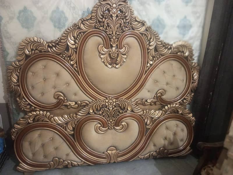 bed for sale  / wooden bed / double bed / bed with mattress / bed set 1